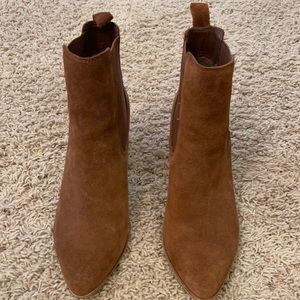 Steve Madden Suede Booties Size 8